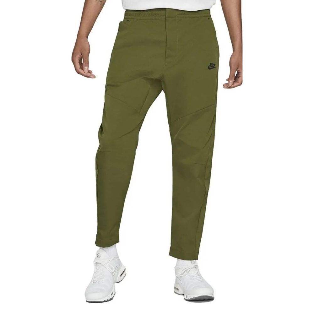 Nike Air Size XL Sportswear Tech Woven Commuter Pants Olive Green DR9101-326